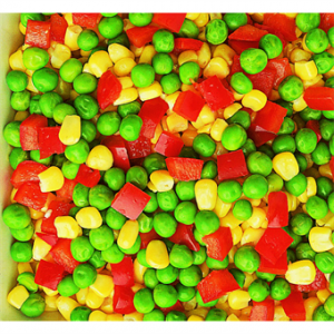 pea-corn-pepper mix, frozen